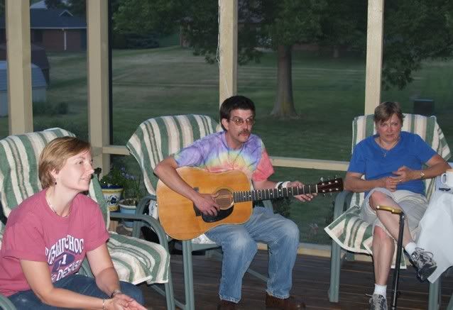 Music on the back porch