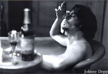 Johnny Depp Bathtub