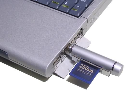 Στυλό με USB και Card Reader