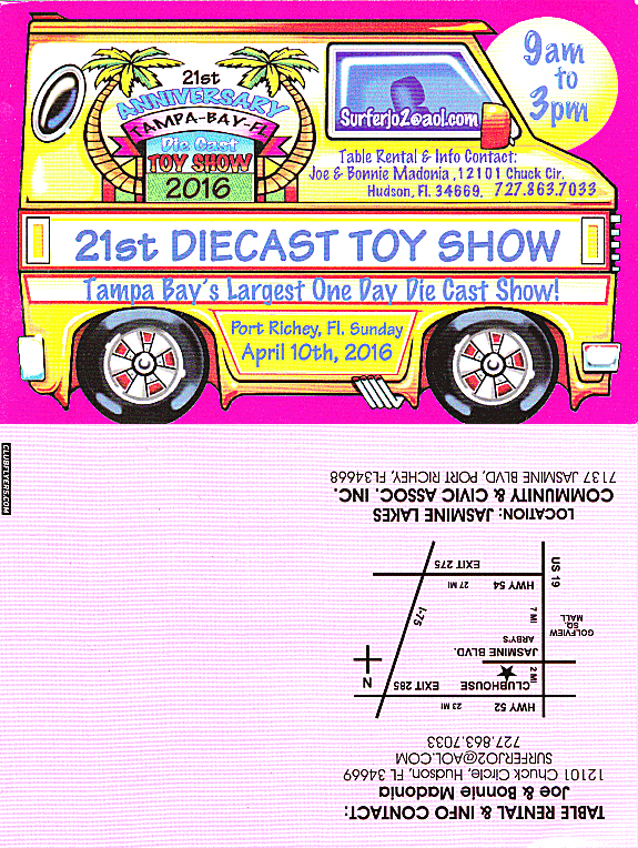 Port Richey Diecast Show Suncoast Diecasters