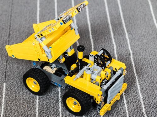 Lego Mining truck tipping