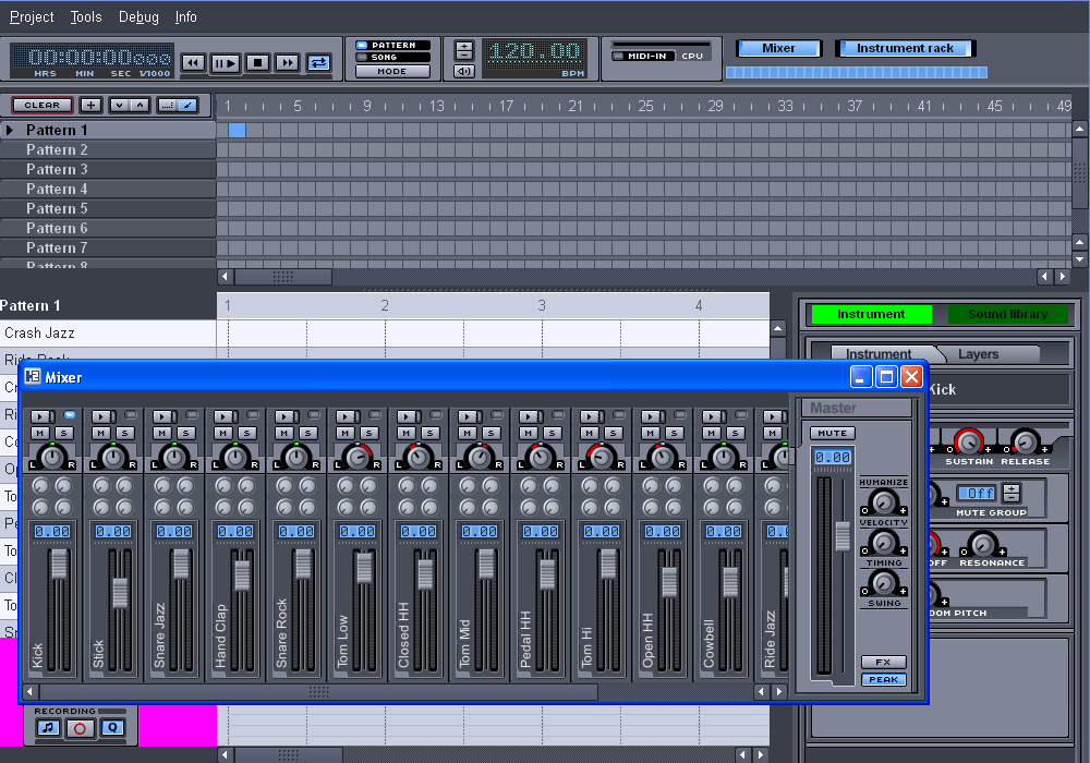 Drum Machine Software Create Beats, Rythm, roland kits