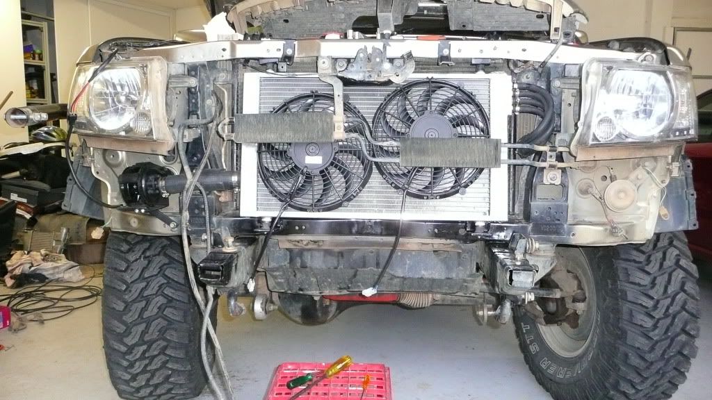 Nissan patrol water to air intercooler