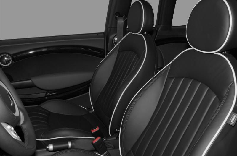 CLUBMAN ★ GENUINE MINI JCW ***BLACK** LOUNGE LEATHER SEATS INTERIOR