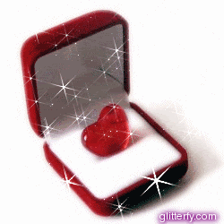 Glittery heart in a box Pictures, Images and Photos