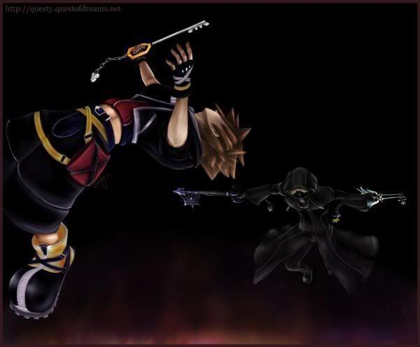 riku vs roxas engraving