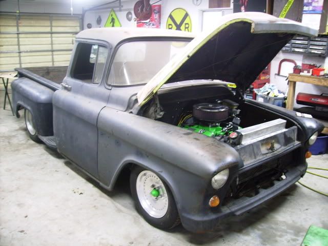 Here are a few pics of my 1956 chevy truck project