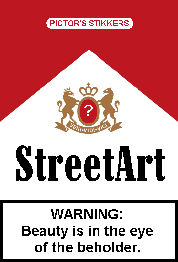 sticker,street art