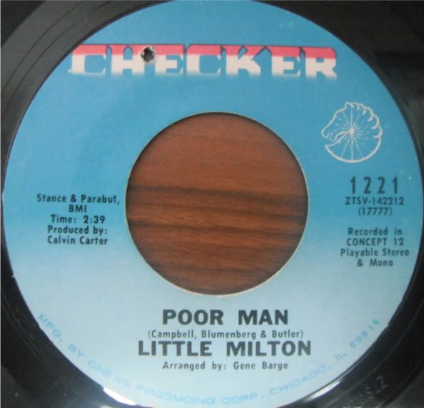 little milton,poor man,blues,7",chess,soul,mixes
