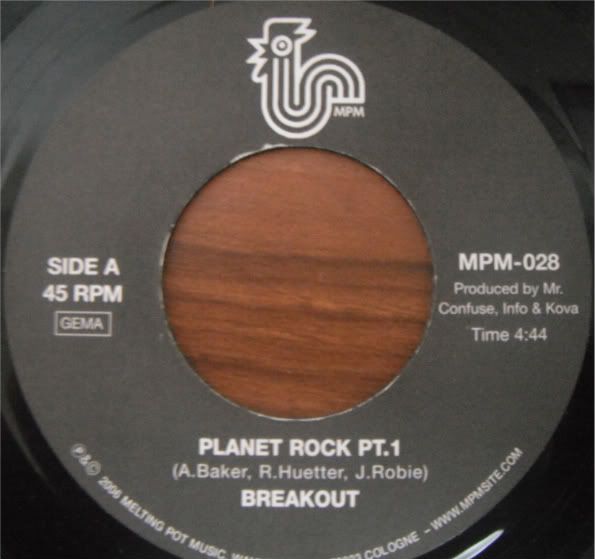 beaks,breakout,funk,afrikah,bambaattaa,planet rock,7"