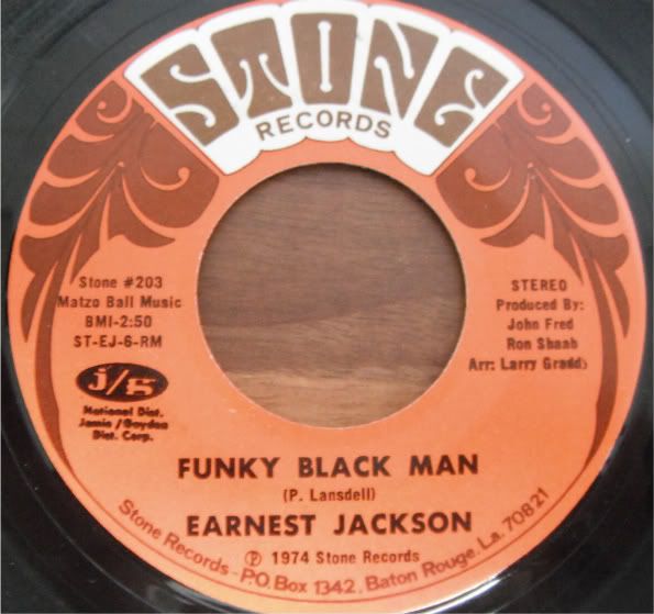 Earnest Jackson,brainfreeze,funky black man,shadow,funk,7",45's,cut chemist,vinyl