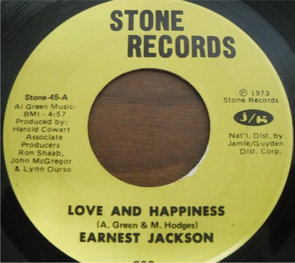 Love and Happiness,Earnest Jackson,soul,stone,7",vinyl,mixes