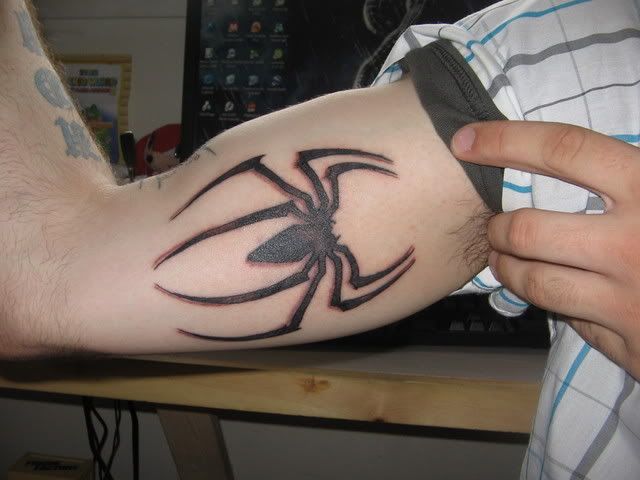 I got my spider-man tattoo!