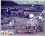 2006/8/18 - Wesley Ogre Stevens wins the 1st unofficial "bumpy track" Classic at Oswego Speedway's Kartway!
