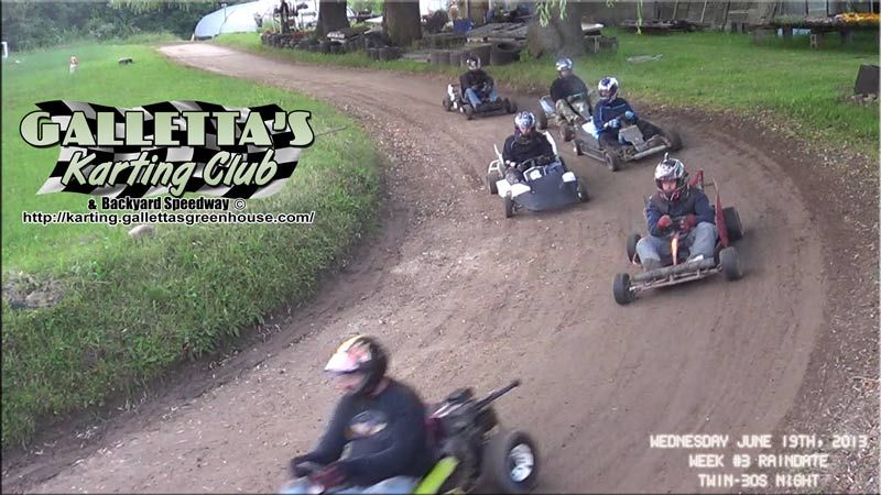 Oswego Karting 6/19/2013 Mid-Week Twin Features!