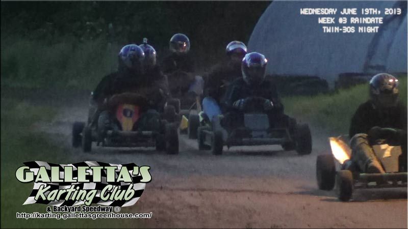 Oswego Karting 6/19/2013 Mid-Week Twin Features!