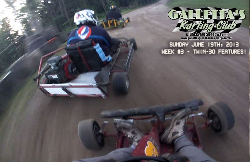 Oswego Karting 6/19/2013 Mid-Week Twin Features!