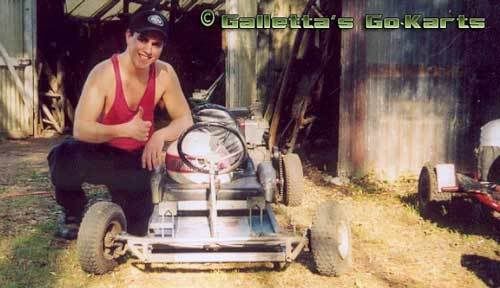 Chris Chrusher posing with the Galletta's #2 before winning the 1999 Klassic!