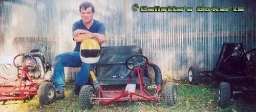 Wesley Ogre Stevens posing next to the Galletta's #4 in the 1999 Klassic!