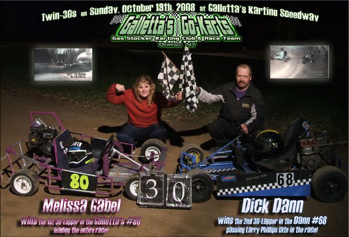 Melissa Gabel &amp; Dick Dann win on 10/19/2008