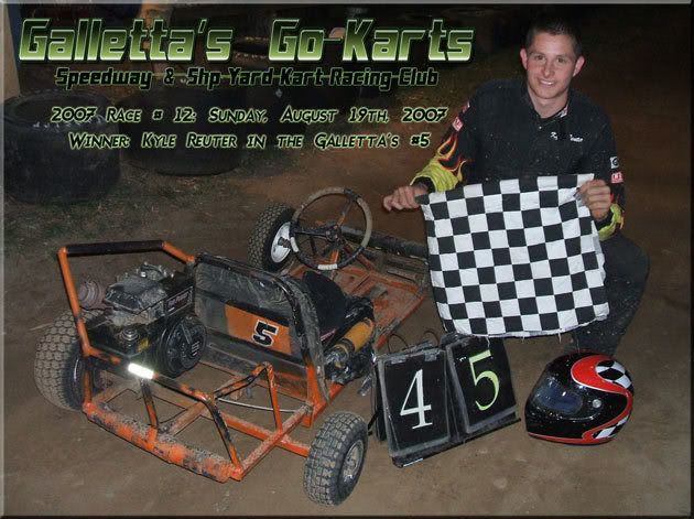 Kyle Reuter wins at Galletta's! His 2nd in 2007!