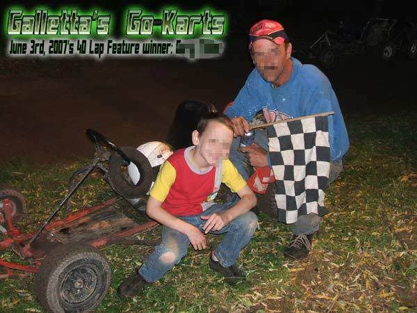 6/3/2007 Winner Gary Miller (with Son Colin)