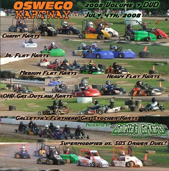 Oswego Kartway July 4th, 2008 DVD Cover CLICK & PRINT