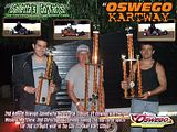 Oswego Kartway 2nd Annual Classic - Gas Stocker Division: Chris, Wes & Matt sweep again!