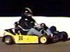 Dick Dann wins the Time Trials to the '08 Gas Flathead Classic at Oswego Speedway's Dirt Kartway