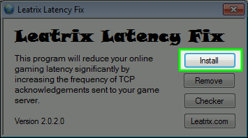 ... Leatrix Latency Fix, ele não precisa ficar aberto para a