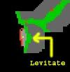 Use a magia Levitate ou empilhe parcels para escalar a parede