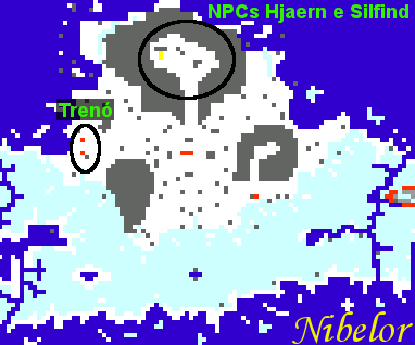 Mapa da ilha de Nibelor