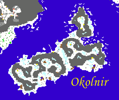 A ilha dos Frost Dragons, Okolnir