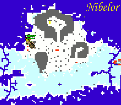 Localização do NPC Nilsor, em Nibelor