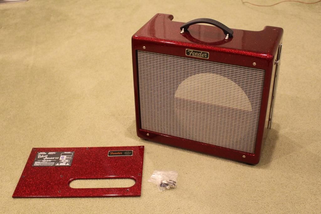 Sold Fender Blues Jr. FSR Red Sparkle w/Legs The Gear Page