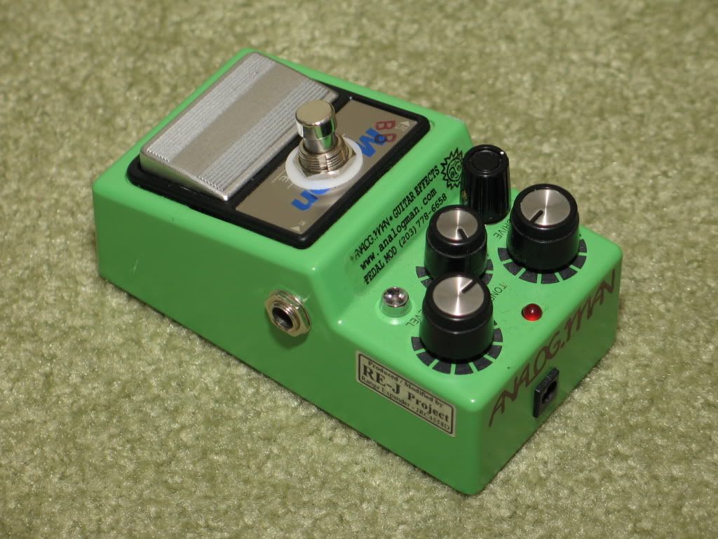 FS: Analogman Maxon OD9 Silver Mod with Bad Bob Boost - Effects