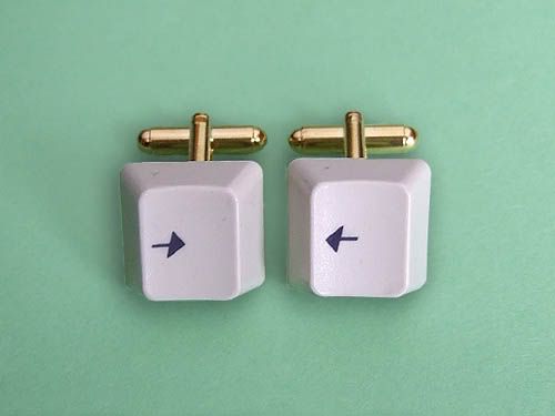 Geek Love Scroll Arrow Recycled Keyboard Cufflinks - £10.99 : The Birds In The Meadow, Eco friendly shopping Geek Love Scroll Arrow Recycled Keyboard Cufflinks - £10.99 : The Birds In The Meadow, Eco friendly shopping