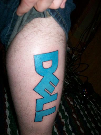 really bad tattoos. really bad logo tattoos.