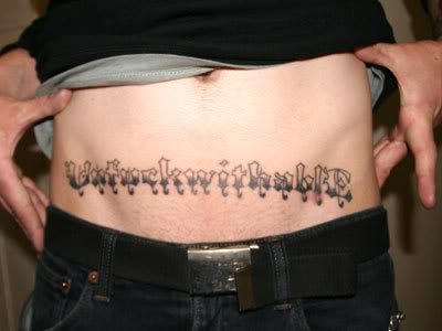 tattoo text. Text tattoos