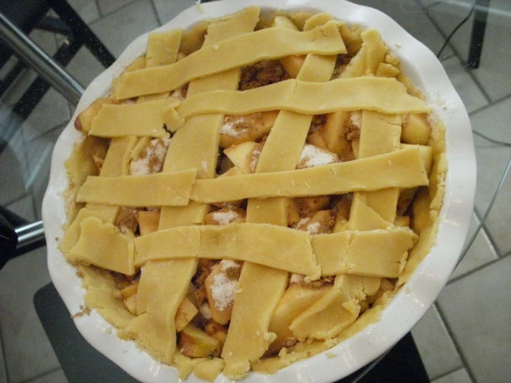 pre baked apple pie
