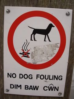 Dog sign