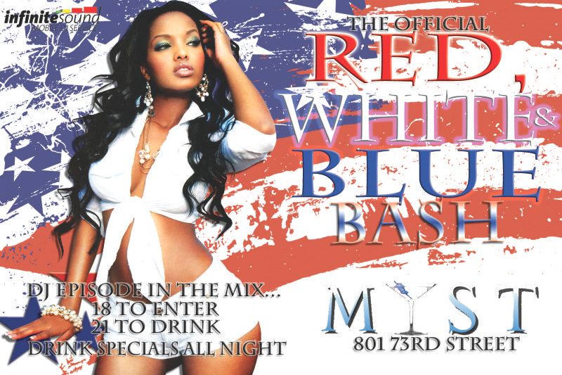 Red, White and Blue party