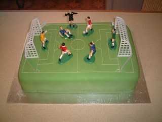 Football Birthday Cakes on Birthday Cake     Football Pitch   Bake Me A Cake