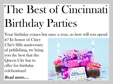 The Best of Cincinnati Birthday Parties