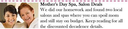 Mother's Day Spa, Salon Deals 