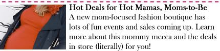 Hot Deals for Hot Mamas, Moms-to-Be
