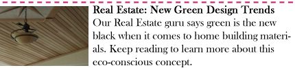 Real Estate: New Green Design Trends