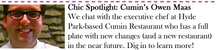 Chic Spotlight: Owen Maas, Cumin Executive Chef 