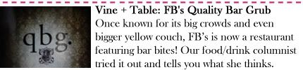 Vine + Table: FB's Quality Bar Grub