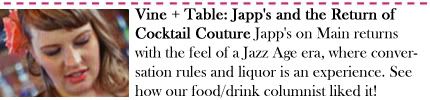 Vine + Table: Japp's and the Return of Cocktail Couture